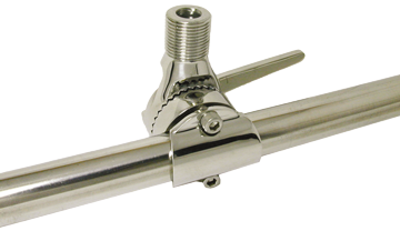 Stainless Steel Adjustable Antenna Base For Railing Mount (&Oslash;20-25mm) - 078560 72dpi - 9078560