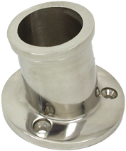Stainless Steel Flag Pole Base, &Oslash;25mm; 60&deg; - 078760 72dpi - 9078760