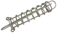 Stainless Steel Mooring Spring, &Oslash;5mm, A=325mm, B=60mm - 078766 72dpi - 9078766