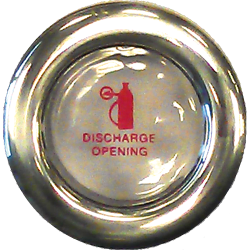 Allpa Fire Extinguisher Discharge Opening With Breakable Glass, Dims. 50x70x29mm - 078945 72dpi - 9078945