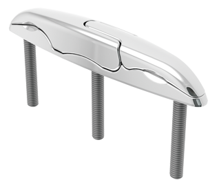 Stainless Steel X-Folding Cleat, A=254, B=43, H1=37, H2=60mm, Mounting 3xm12/59mm - 078957 72dpi - 9078957