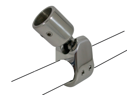 Stainless steel spray hood jaw slide ball style top cap