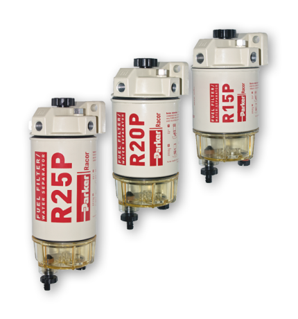 Racor Spin On filters with water separator for diesel