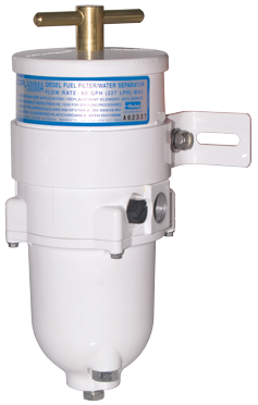Racor Marine 'Turbine' Diesel Filter With Water Separator, Model 500mam30, Capacity 227l/H - 079020 72dpi - 9079020