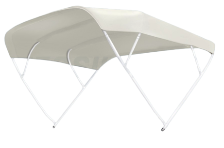 Sun Top Model 'Sixty', White, 255x156x252cm; Aluminum Polished Frames - 080050 w 1 1 1 1 - 9080054/W