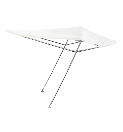 Stainles steel sun top model 'Aria' - white