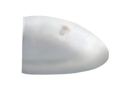 Plastic End-Cap For Fender Profile 'Radial 40', White - 080316 - 9080316