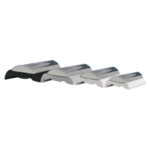Allpa Stainless Steel End-Cap For 'Sphaera 25' With Plastic Base (Pair B+C) - 080360 2 - 9080370