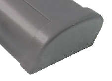 Plastic End Cap 'Bumper', Gray - 080725 72dpi 1 - 9080725