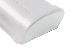 Plastic End Cap 'Bumper', White - 080725 72dpi - 9080705