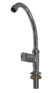 Chromed Plated Water Tap With Swivel, Connection 1/2" - 081000 - 9081000