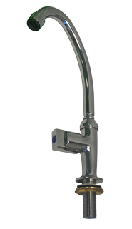 Chromed Plated Water Tap With Swivel, Connection 1/2" - 081000 - 9081000