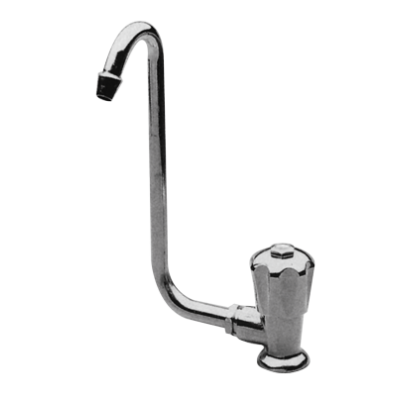 Chromed Plated Water Tap With Foldable 10mm-Swivel, Connection 3/8", Control Left - 081002 72dpi - 9081002