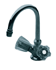 Chromed Plated 2-Control Mixer Tap With Swivel, 12mm-Swivel, Connection 3/8" - 081003 72dpi - 9081003