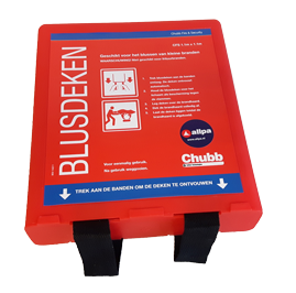 Fire Blanket Ajax, 1100x1100mm, With Red Mounting Bracket - 082170 - 9082170