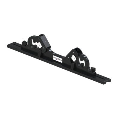 Hurley Chocks Black (Pair) Compl.w/ Aluminum Rail System To Install Onto Swim Platform - 084902 72dpi - 9084902