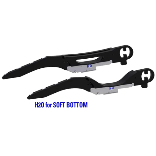 Hurley H2o Davit System 36" Black Mount Soft Bottom W/Footplate To Perm. Mount To Swim Platform - 084926 72dpi - 9084926