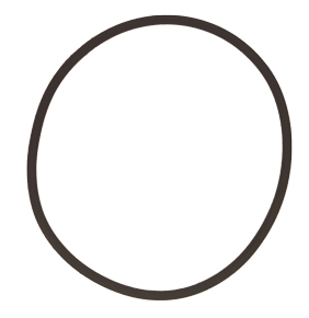 O-Ring For Cover Of Cooling Water Strainer 9090150/325 - 090150g 72dpi - 9090150/G