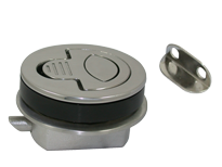 Stainless Steel Grand Slam Latch, Self-Closing, Watertight, A=4-13mm, B=25mm, C=61mm, D=50mm - 098122 72dpi - 9098122