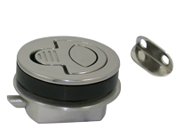 Stainless Steel Grand Slam Latch, Self-Closing And Nylon Housing, Watertight, A=4-13mm, B=25mm, C=61mm, D=50mm - 098123 72dpi - 9098123