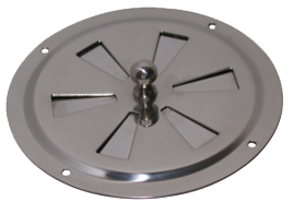 Stainless Steel Butterfly Vent With Turntable, &Oslash;102mm - 098145 72dpi - 9098145