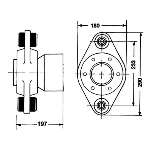Hydradrive Self-Aligning Thrust Bearing, &Oslash;55mm For Model Hd-130 - 099643 4 72dpi - 9099643