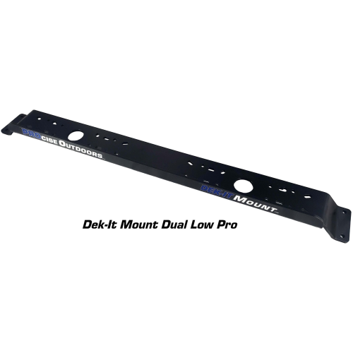 Dek-It Mount Dual Low Profile Bow - 0b790bkm - 900491128