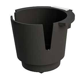 Shockwave Cup holder with aluminum bracket - 10000556 - 10000556