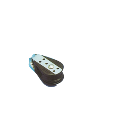 Plastic Single Block, 8mm, Ball Bearing 28mm, Swl 150kg, Breaking Load 750kg - 116000 72dpi - 116000