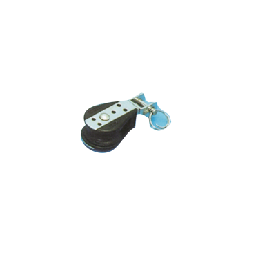 Plastic Single Block (With Swivel), 8mm, Ball Bearing 28mm, Swl 150kg, Breaking Load 750kg - 116200 72dpi - 116200