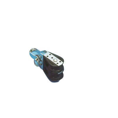 Plastic Double Block, 8mm, Ball Bearing 28mm, Swl 150kg, Breaking Load 750kg - 116500 72dpi - 116500