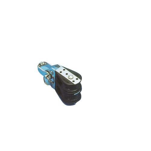 Plastic Double Block, 8mm, Ball Bearing 28mm, Swl 150kg, Breaking Load 750kg - 116500 72dpi - 116500