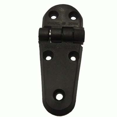 Nylon Hinge, 105x40mm, Black - 124805 lr - 124805