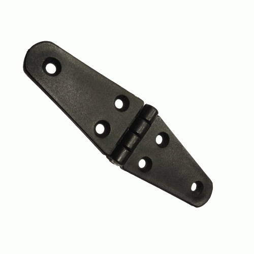 Nylon Hinge, 145x40mm, Black - 124845 lr - 124845