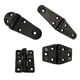 Nylon Hinge, 105x40mm, Black - 124845 totaal - 124805