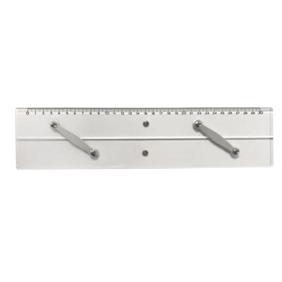 Plexiglass Parallel Ruler, L=300mm - 139043 - 139043