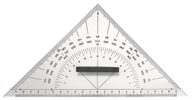 Plexiglass Square With Handle, L=250mm - 139044 - 139044