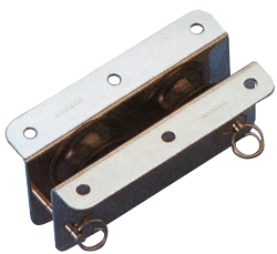 Stainless Steel Inlet Block Double, 10mm, Sheave &Oslash;33mm, Breaking Load 600kg - 151900 1 - 151900