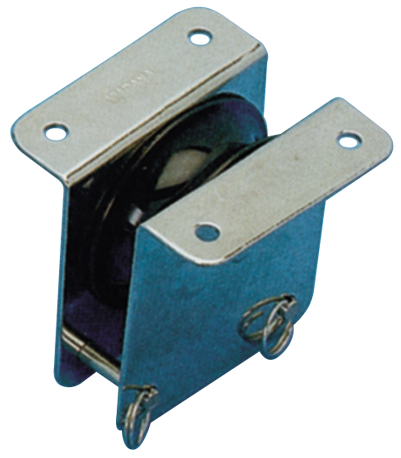 Stainless Steel Thru-Deck Single Block, 12mm, Sheave &Oslash;55mm, Breaking Load 800kg - 152200 72dpi - 152200