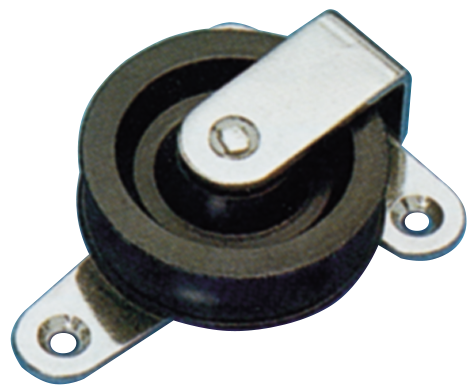 Stainless Steel Deck Block For Line 10mm, Sheave &Oslash;45mm, Breaking Load 300kg - 154000 72dpi - 154000