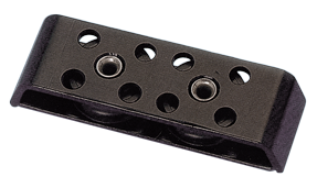 Aluminum Ball-Beared Organizer Double, 10mm, Sheave &Oslash;38mm, L=125mm, Breaking Load 800kg - 154500 - 154500