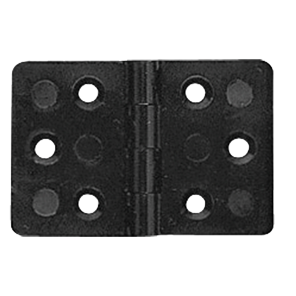 Polyamide Plastic Hinge, Rectangular Black, 60x40mm, 255&deg; - 1616673 72dpi - 1616673