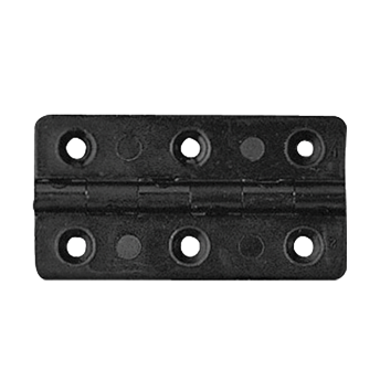 Polyamide Plastic Hinge, Rectangular Black, 40x75mm, 230&deg; - 1616674 72dpi - 1616674