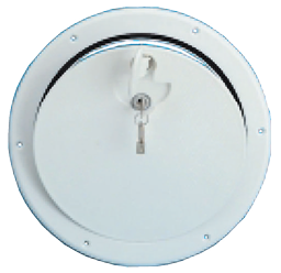 Plastic Inspection Hatch With Lock, A=230mm, B=190mm, C=265mm, F=210mm, White - 1643585 72dpi - 1643585