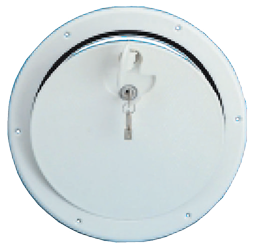 Plastic Inspection Hatch With Lock, A=230mm, B=190mm, C=265mm, F=210mm, White - 1643585 72dpi - 1643585