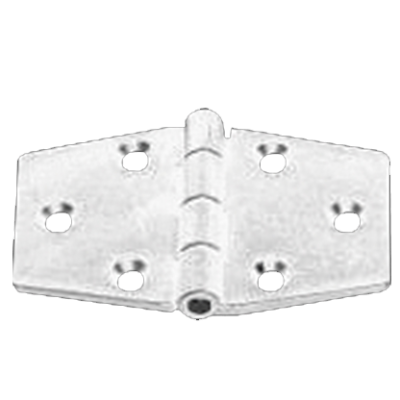 Polyamide Plastic Hinge, Hexagonal White, 95x60mm, 270&deg; - 1643652 72dpi - 1643652