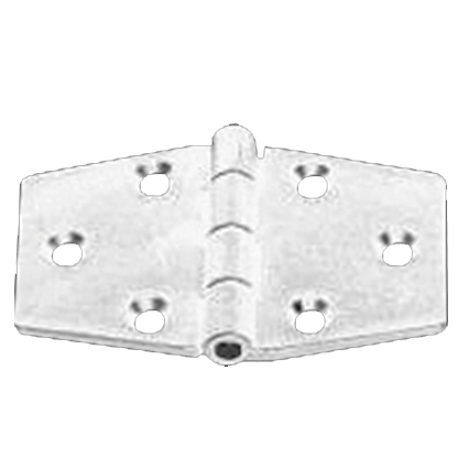 Polyamide Plastic Hinge, Hexagonal White, 95x60mm, 270&deg; - 1643652 72dpi - 1643652