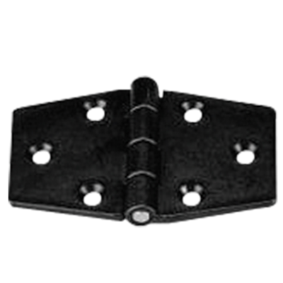 Polyamide Plastic Hinge, Hexagonal Black, 95x60mm, 270&deg; - 1643653 72dpi - 1643653