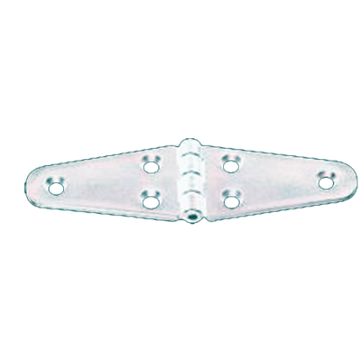 Polyamide Plastic Hinge, Double Oval White, 135x40mm, 270&deg; - 1643673 72dpi - 1643673