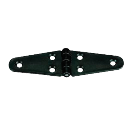 Polyamide Plastic Hinge, Double Oval Black, 135x40mm, 270&deg; - 1643674 72dpi - 1643674